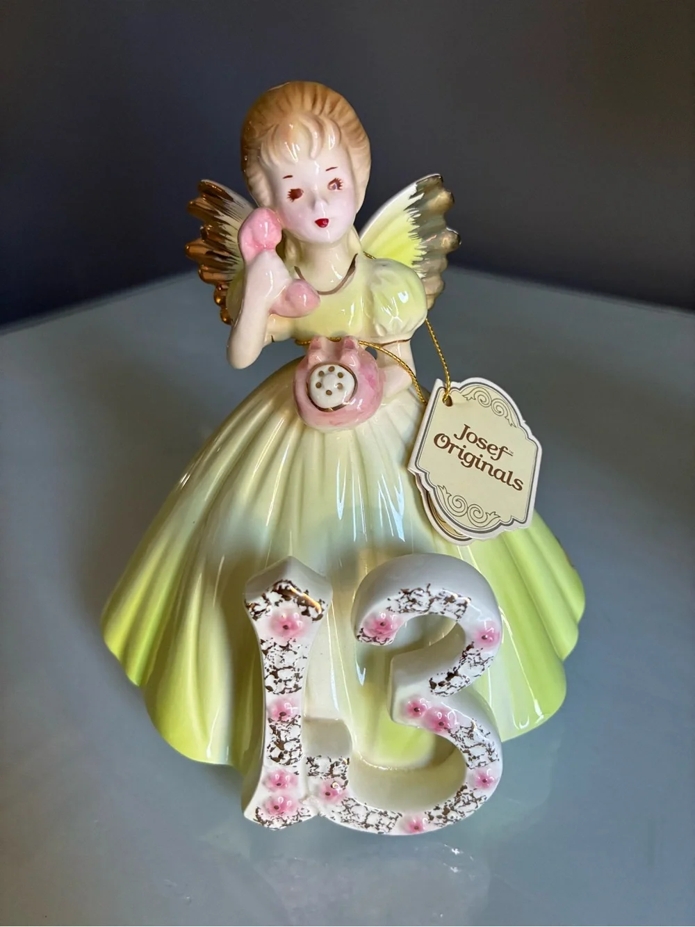 Josef Originals Birthday Girl Angel Fairy Number 13 in Series